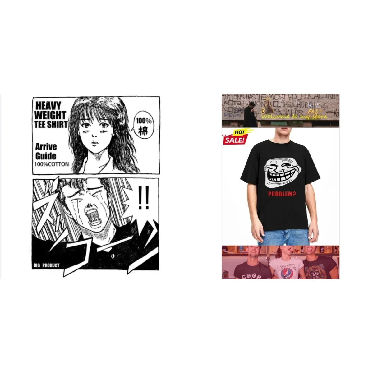 

TROLLFACE MEME RAGE COMIC FUNNY TROLL JOKE INTERNET MENS TEE SHIRT YOUTH MEDY Aged Printing Spoof Men Clothing Graphic T Shirts
