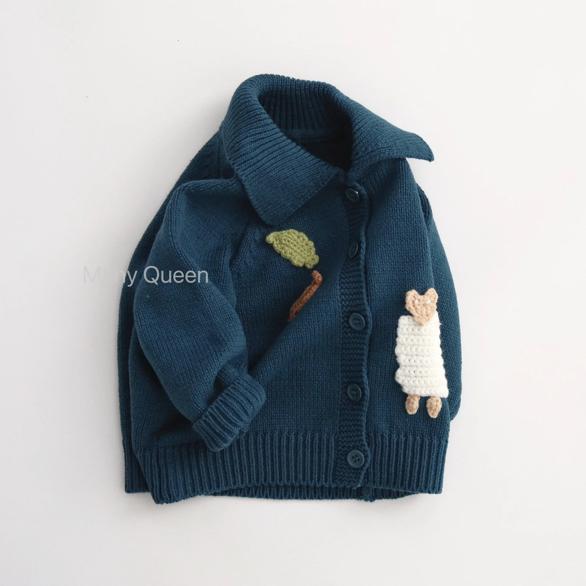 

2026 Spring New Children Long Sleeve Knitted Coat Cotton Girls Cartoon Sweater Cardigan Boys Casual Knitwear Kids Clothes