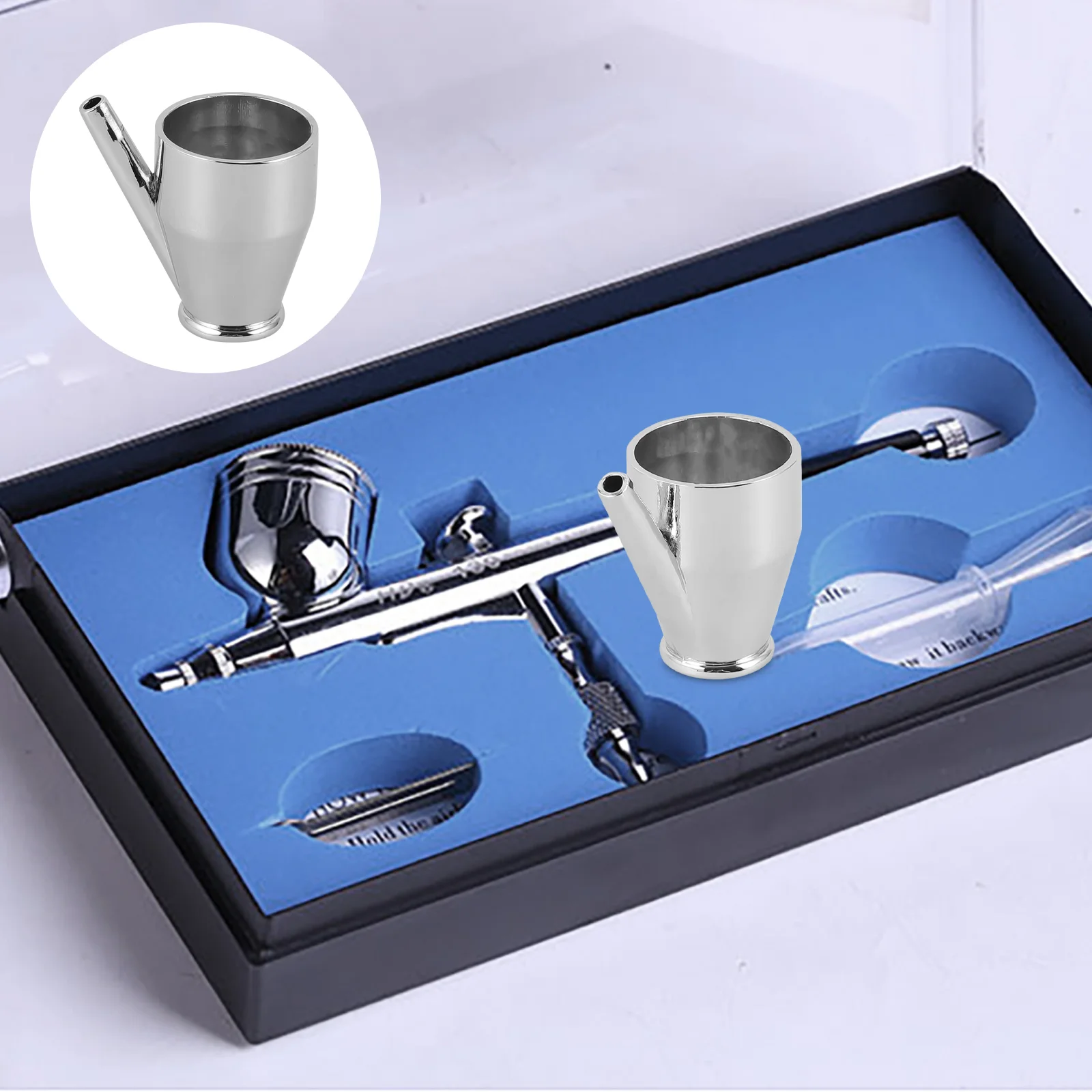 Airbrush Cup Bottle Copper Container Spray Paint Convenient Pigment Cups Replacement Replaceable for Refillable Can