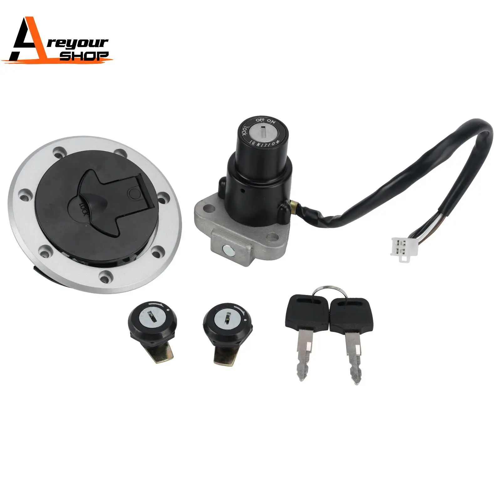 areyourshop-ignition-key-switch-feul-tank-cap-lock-set-for-kawasaki-ninja-150-rr-zx-150rr