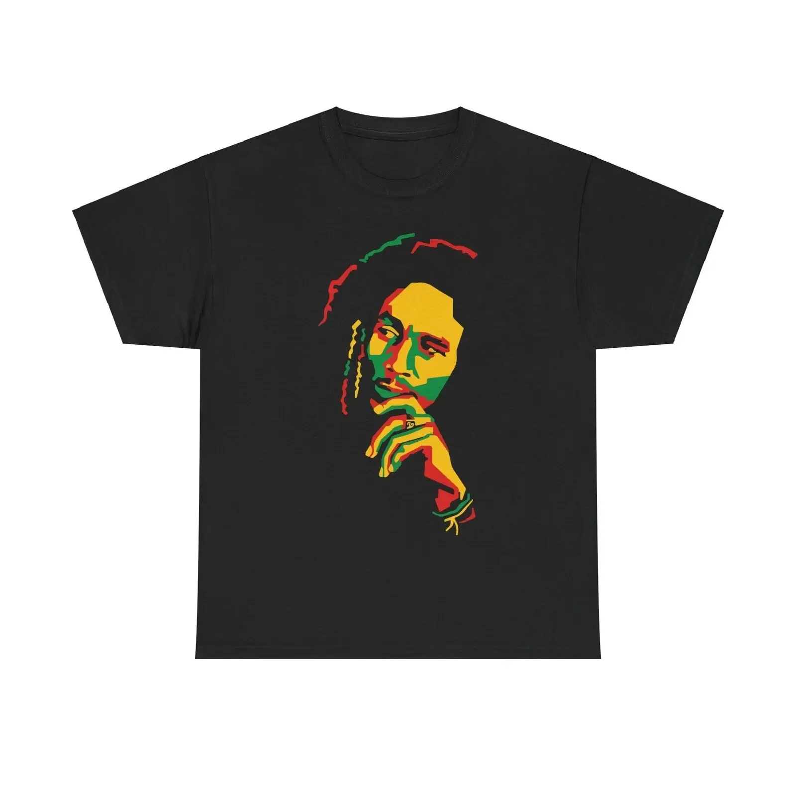 Bob Marley Legend Reggae Jamaica One Love Rastafari T Shirt Heavy Cotton TeeAnime Graphic T-shirts for Men Clothing Women Tees Y