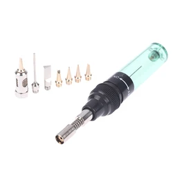 1300 Celsius Butane Gas Welding Soldering Irons Cordless Butane Tip Tool Welding Pen Burner Blow Torch Gas Soldering Iron Head