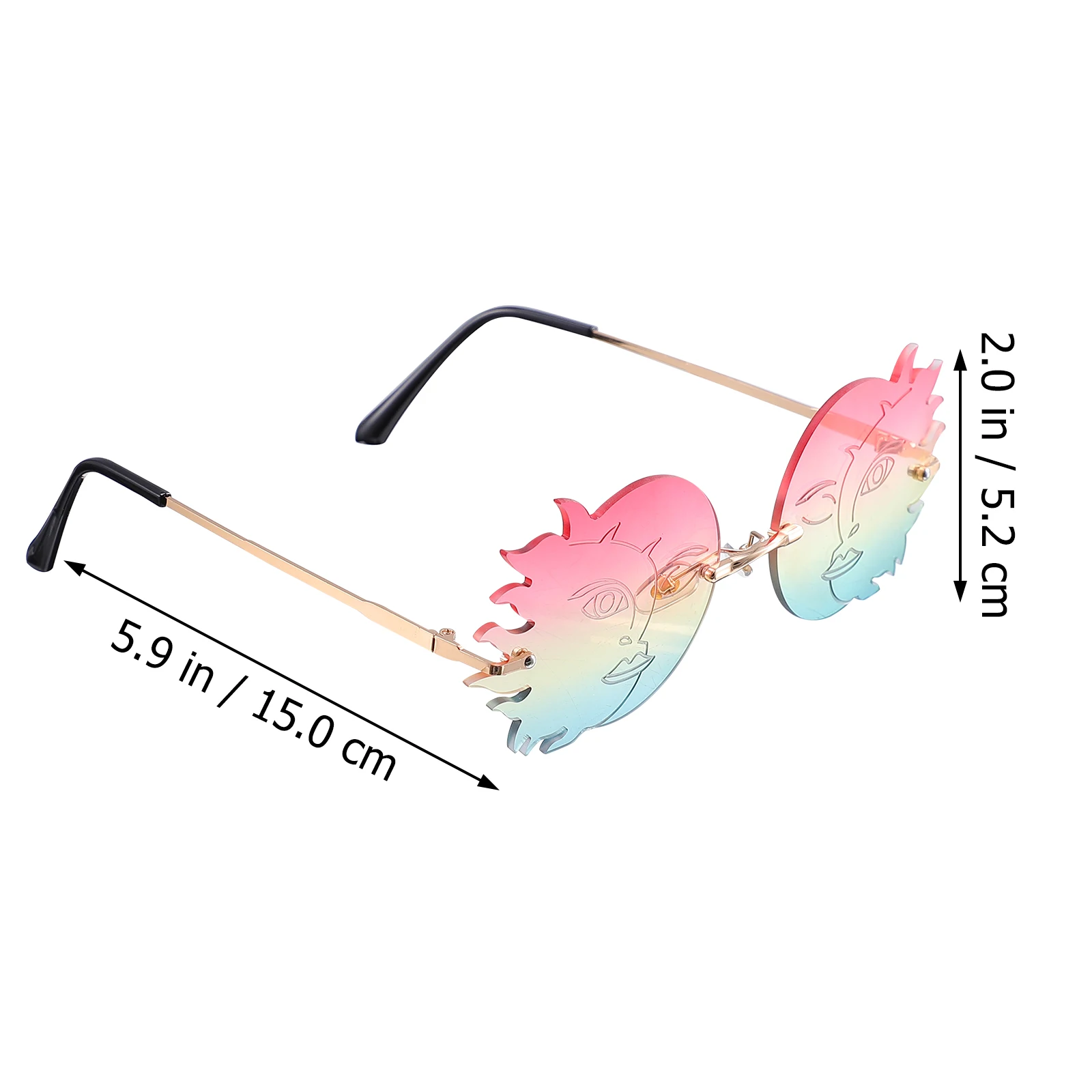 

Photography Eyewear Creative Sunglasses Fashionable Eyeglasses Oversized Photographic Taking Miss