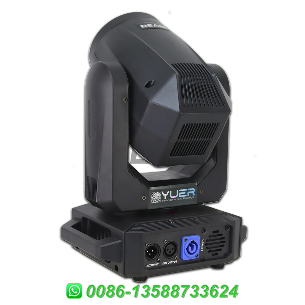 Imagem -05 - Led Moving Head Beam Light Cores Mais 12 Prisma Efeito Arco-íris Smd Stage Lamp Dmx dj Disco Club Bar Luzes 200w Pcs por Lote