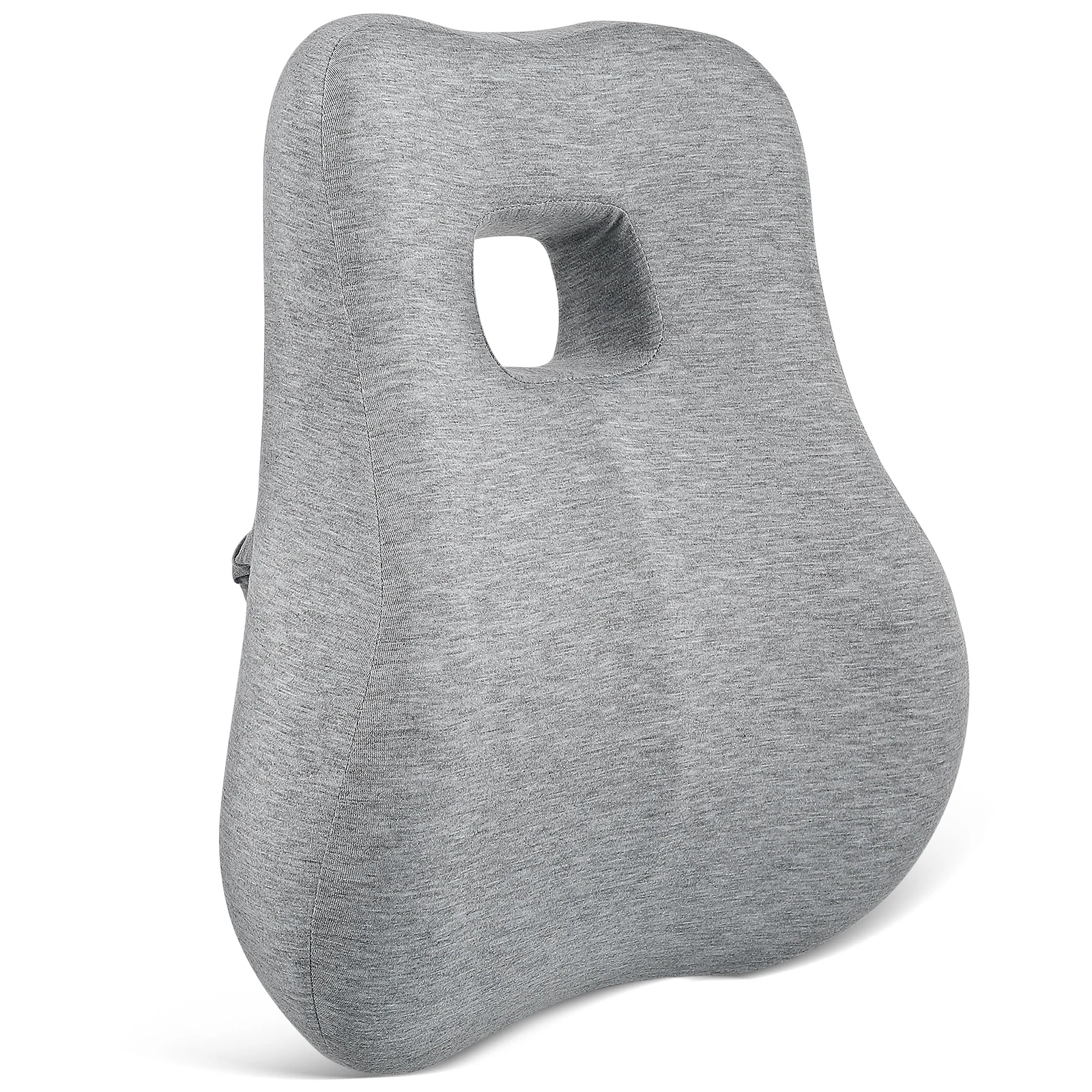

Lumbar Pillow for Office Chair Car Seat Home Couch Back Support Cushion Adjustable Ergonomic Design Breathing Fabric