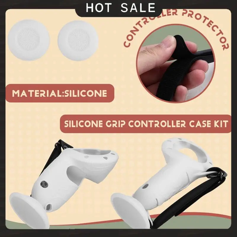 

24-Hour Delivery Upright Silicone Grip Controller Case For Meta Quest 3S Comfortable Convenient Replacement Battery B