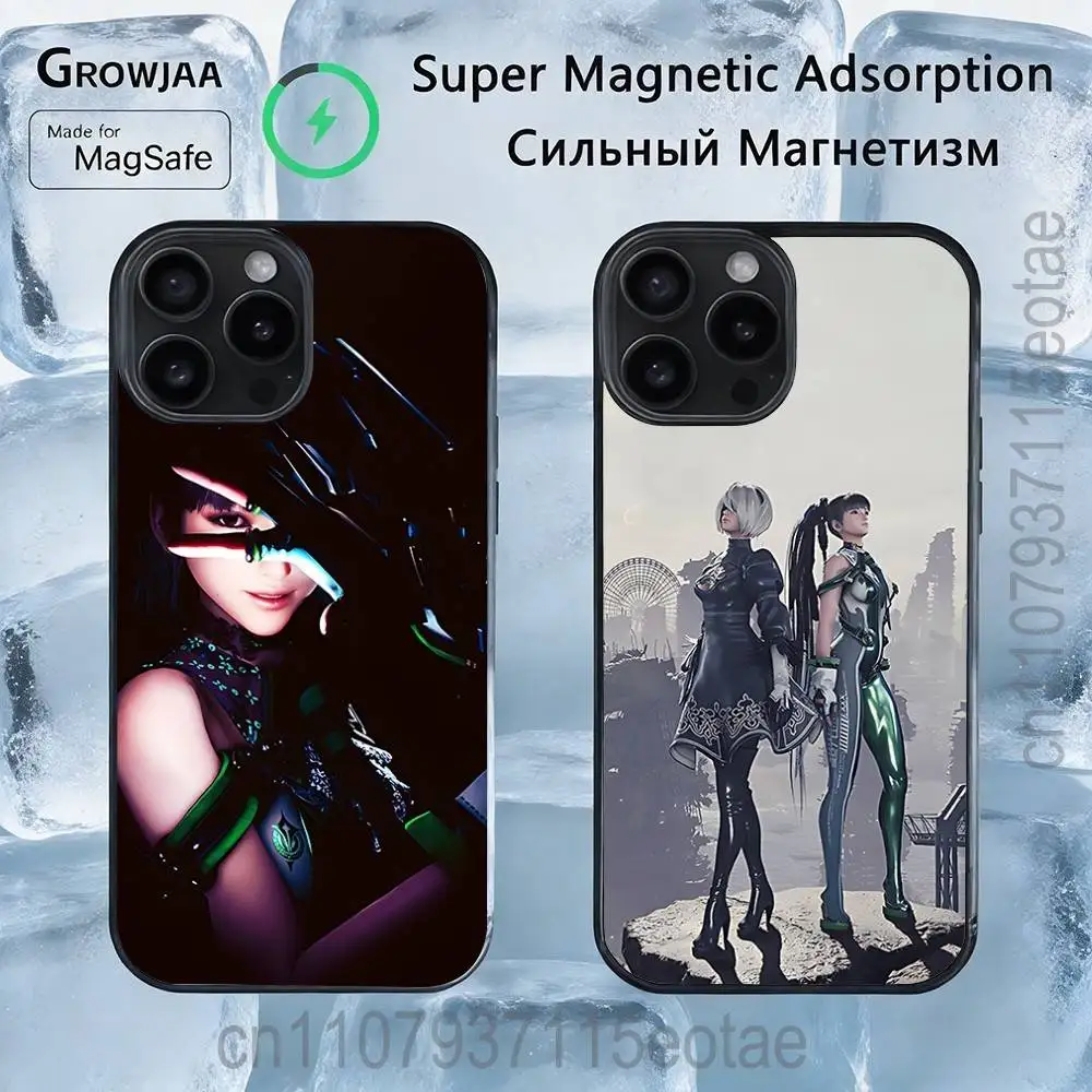 

Магнитный беспроводной зарядный чехол S-Stellar GAME B-Blade для iPhone 11, 12, 13, 14, 15, 16, 17, Pro, Max, Plus, противоударный чехол