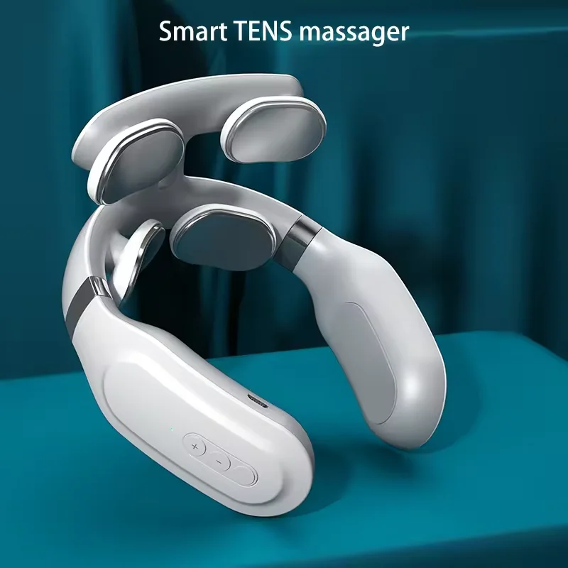 Phenitech 2025 U-Shape Electric Smart Massager EMS Cervical Neck & Shoulder Kneading with Heating Compression New Arrival