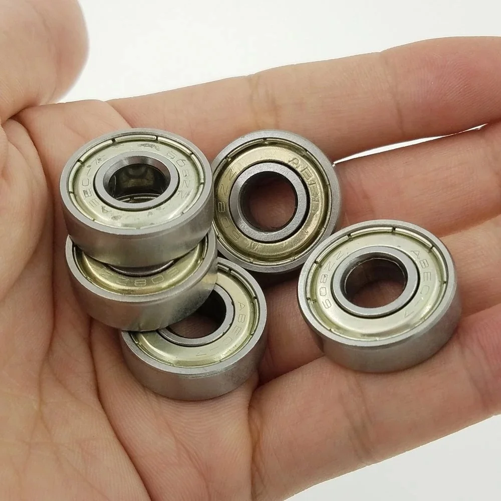 Roulements à billes de l'acier au carbone 608ZZ pour des laminoirs d'ascenseurs ondulations de bateau 20x ABEC-7 simple des roulements miniatures du nucle8 x 22x7