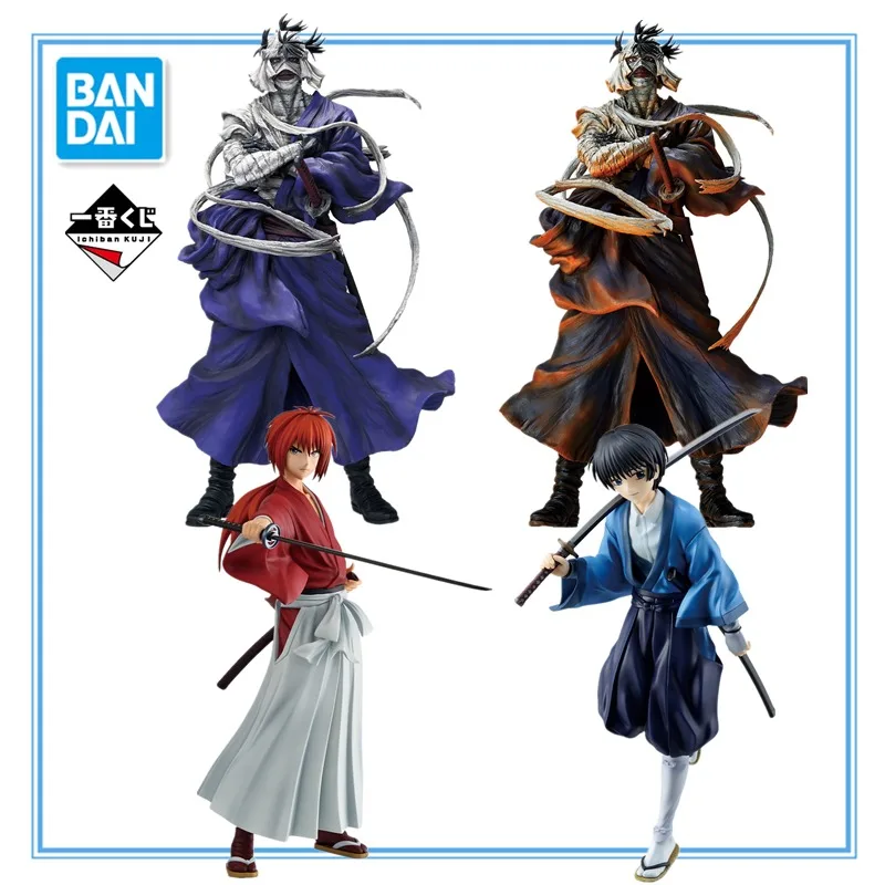

In Stock Original BANDAI Ichiban Rurouni Kenshin Shishio Makoto Meiji Swordsmen Wave Anime Character Model Collection Toys Gifts