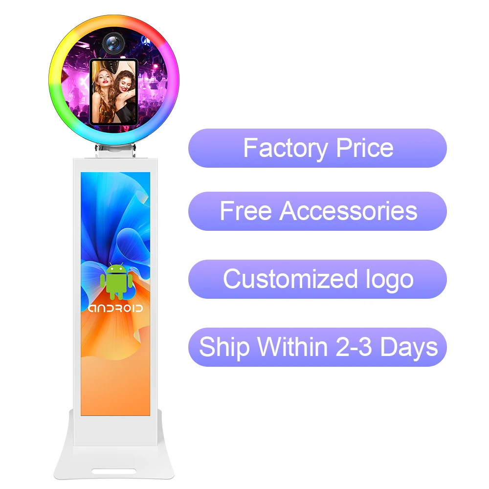 For 9.7 10.2 10.5Sinch Portable Magic Mirror Photography Booth Party Supplies Wedding Event DSLR and LPad Compatible