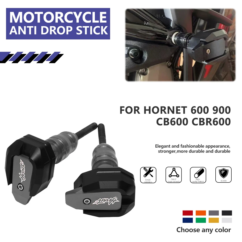 

1Pair Motorcycle Frame Slider Protector Cap for H-onda Hornet 600 900 CB600 CBR600 Anti Crash Falling Protective Guard Bar