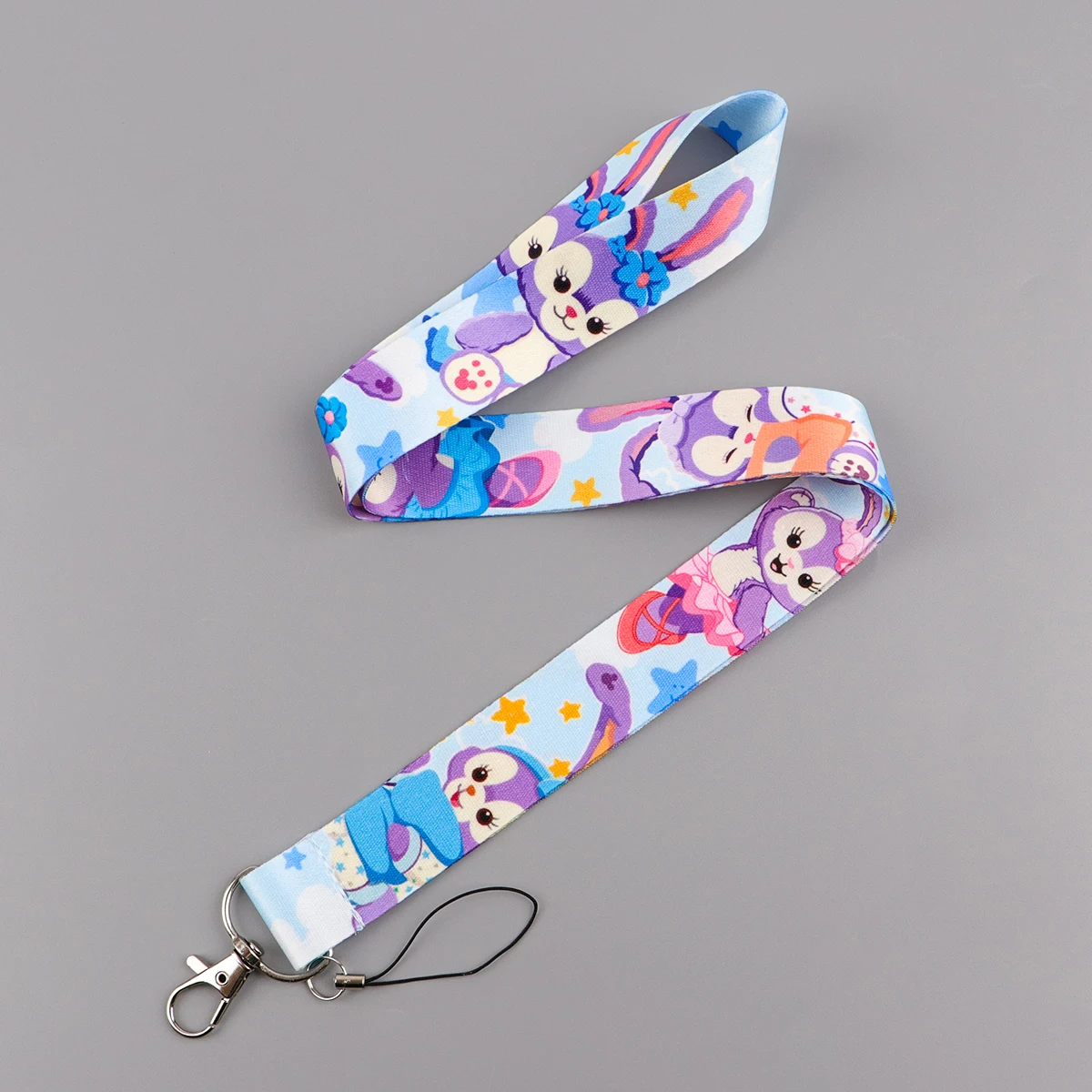 

Cute Rabbit Lanyards for Keys Neck Strap For Card Badge Phone Straps Key Chain Keyrings DIY Hang Rope Phone Accessories