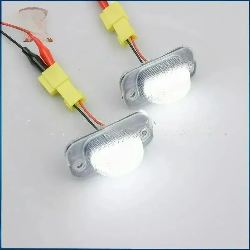 

For A Pair LED License Plate Lamp LED Number Plate Light Car Accessories For Seat Toledo I 1 Mk1 VW Golf II 2 Mk2 Jetta II 2 Mk2