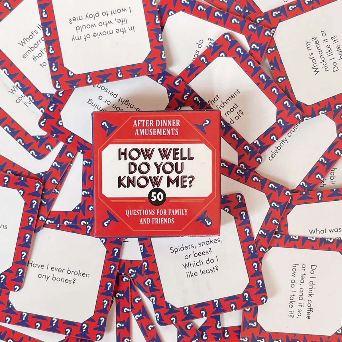 How Well Do You Know Me? Entertainment Party Entertainment Board Game Cards