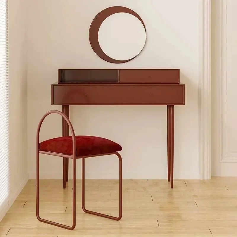 

Stool Nordic Box Dresser Eithe Bedroom Girl Wood Luxury Mirror Dressing Table Storage Living Room Comoda Pra Quarto Furniture