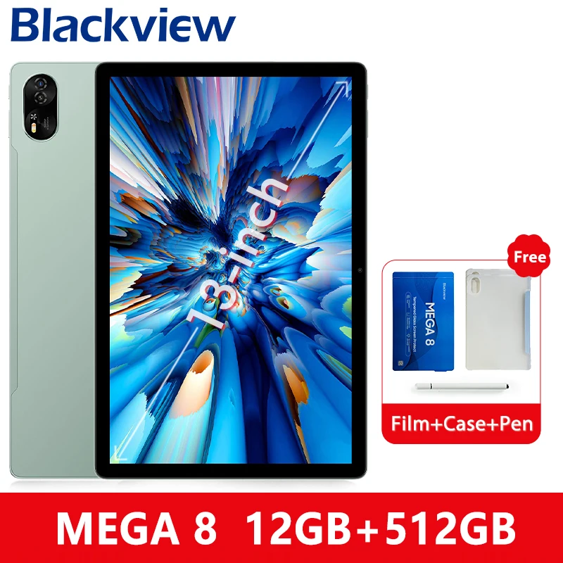 World premiere】Blackview MEGA 8 Tablet 13 inch FHD+ 90Hz Display