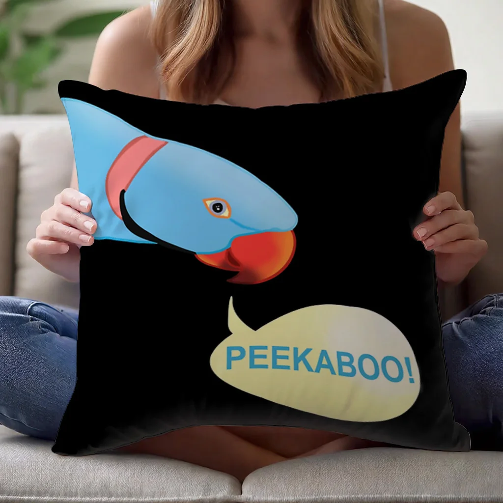 1pc Illustrative Stylized Profile Form Motif Graphic Pillowcase for Home Decoration Cushion Cover Short Plush 45x45cm 18x18in