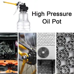 250ml Oil Can Oiler Lubrication Oil Plastic High Tools Grease Gun Pump Pump Pressure Machine Car Oiler Z5J3