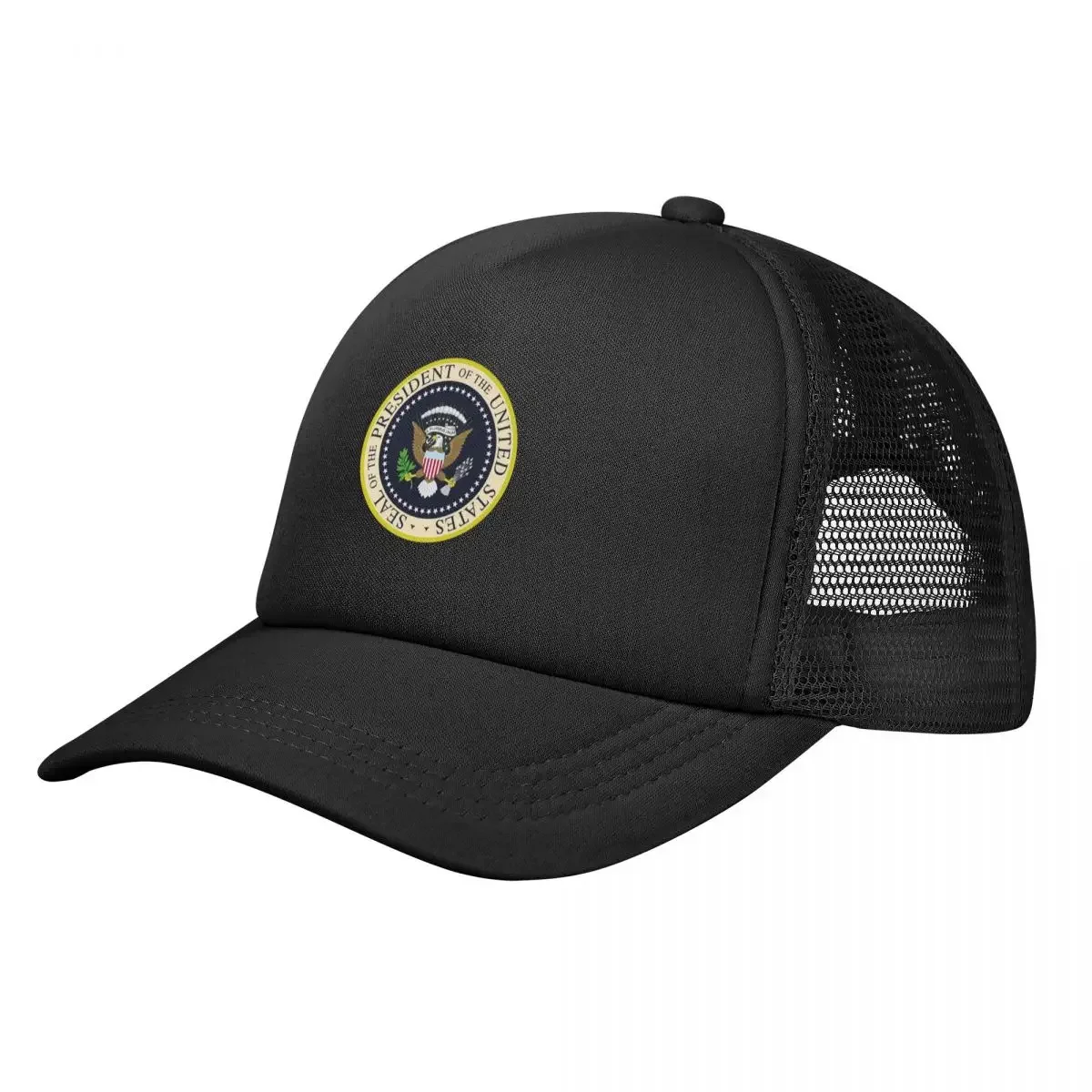 Selo do presidente dos estados unidos malha bonés de beisebol snapback moda chapéus de beisebol respirável casual casquette ao ar livre