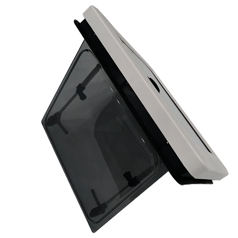 Caravan Windows Factory 500x450mm ASA Frame Double Glazed Acrylic RV Side Window with Blackouts for Camper Van Motorhome view 3