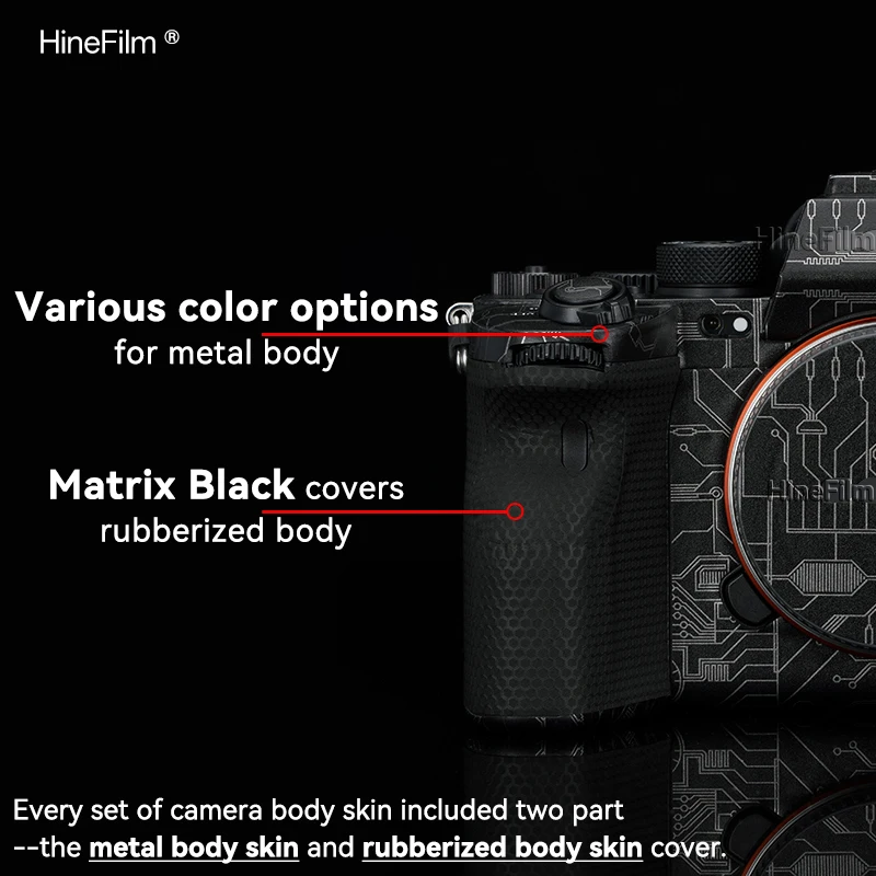 Hinefilm Skin für Sony A7S3 Kamera-Aufkleber A7SIII Dekorfolie für Sony ILCE-7S3 Kamera Schutzfolie ILCE-7SM3 Skin – Detail 12