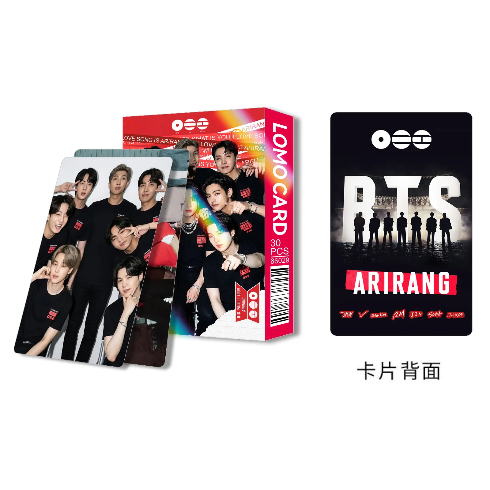 30Pcs BTS Double Sided Laser Lomo Cards KPOP BTS HD Photocard Fans Collection Idol Photo Gift - view 3
