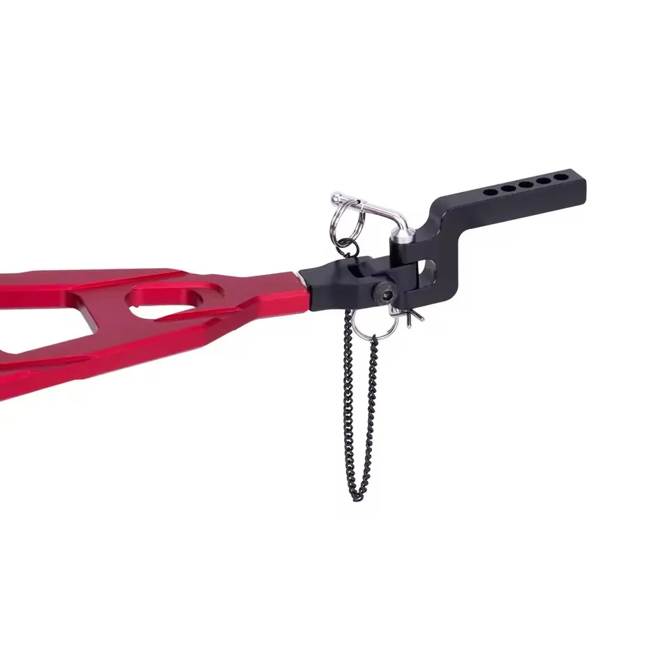 Metal Trailer Chain Rescue Tow Hook Decoration Accessories For 1/10 RC Crawler Axial SCX10 90046 TRX4 TRX6 Redcat RC4WD D90 CC01