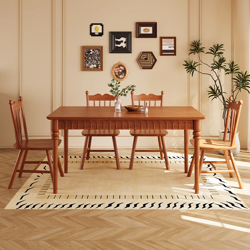 

Luxury Wooden Dining Tables Black Wood Modern Oak Center Home Dining Tables Modern Luxury Nordic Mesas De Comedor Furniture