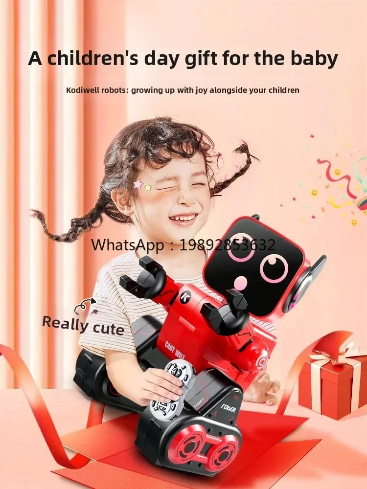 AH  Robot Children's Intelligent Voice Dialogue  Control Programming Dancing Early Education Girls' Electric Toys