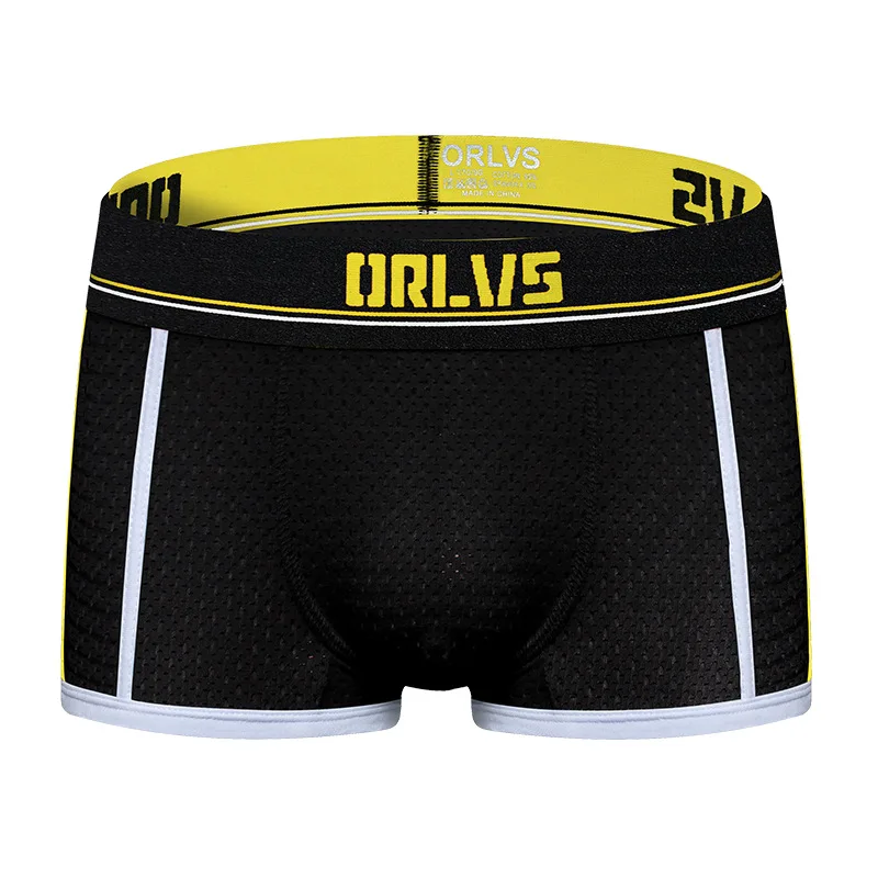 Orlvs Heren Slipje, Mesh Mesh Ademende Boxers, U Bolle Tassen, Boxers, Heren Or193