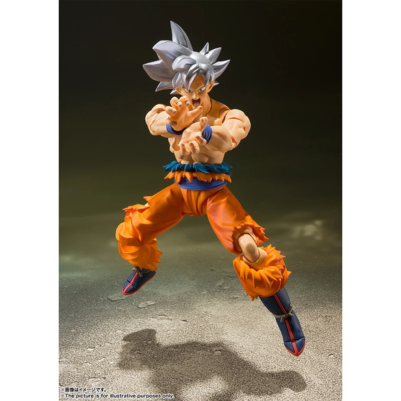 100% Original Bandai S.H.Figuarts Shf Reissue Dragon Ball Super Son Goku Ultra Instinct Genuine In Stock Figure Model Toys