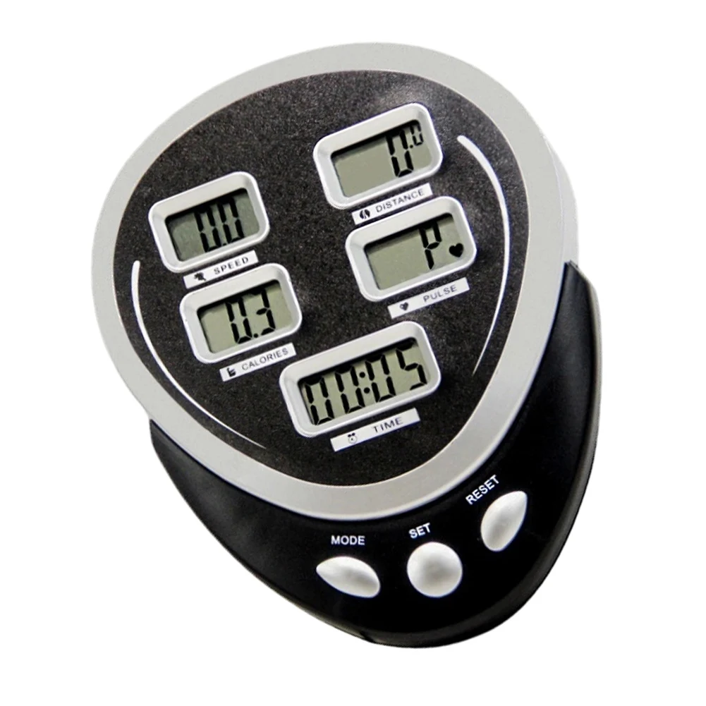 Exercise Bike Monitor with Heart Rate Sensors Speed Time Calories Mileage Total Distance for Stationary and for elliptical