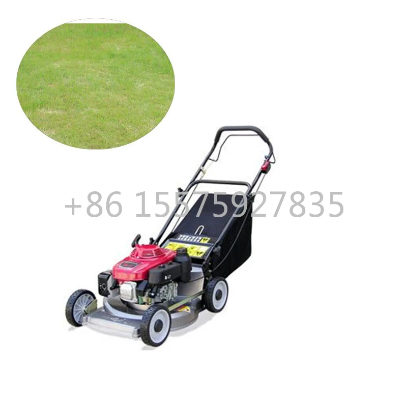 Gasoline self-propelled lawn Rice transplanter garden mechanical mower hand propelled lawn machine