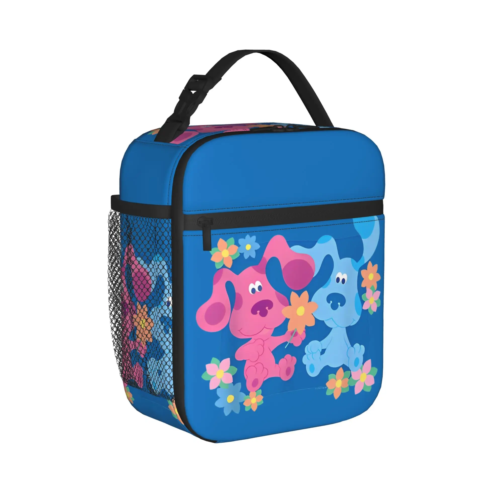 Sac à déjeuner isotherme Blues Clues, sac thermique réutilisable, conteneur pour repas, grande boîte à lunch, sac à déjeuner pour fille et garçon, pour le bureau et les voyages