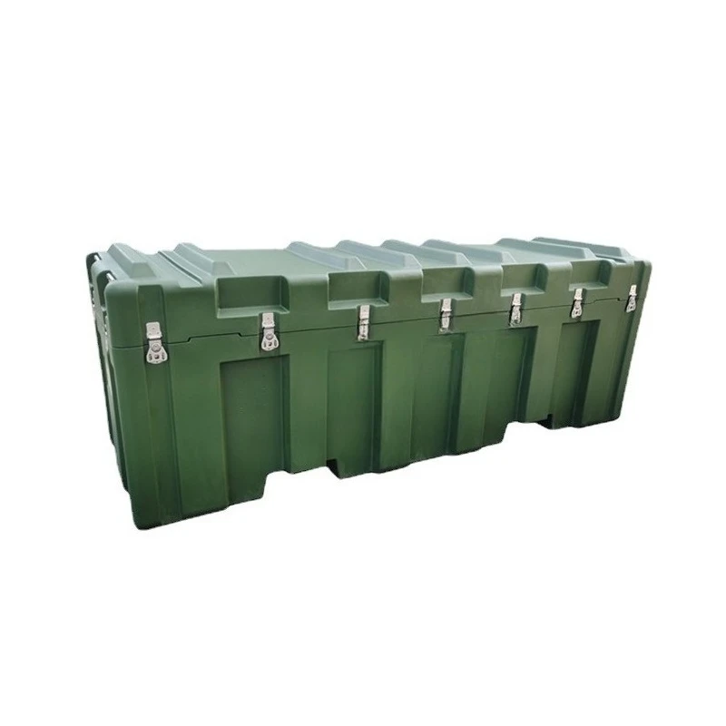 

Rotomolded box, combat readiness material launcher packing box, large long equipment anti-drop.