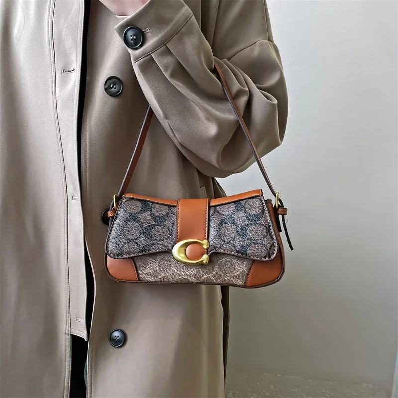 

Современная сумка подмышками, новинка 2025 года, модель, элегантный дизайн, для путешествий, работы, женская сумка через плечо, прочная, практичная, стильная, изысканная