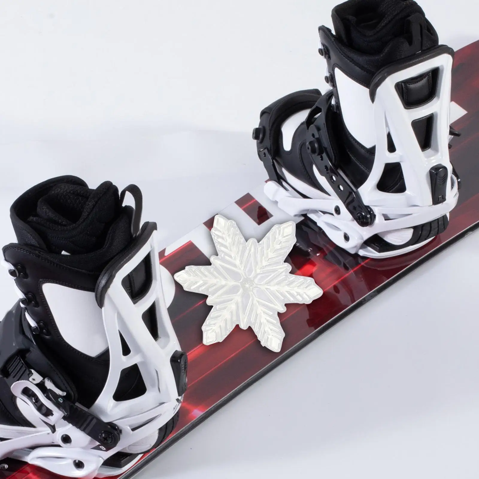3D Sneeuwvlok Snowboarden Stomp Pad Accessoire Antislip PVC-materiaal voor het verbeteren van stroefheid Duurzaam Prachtig Lichtgewicht
