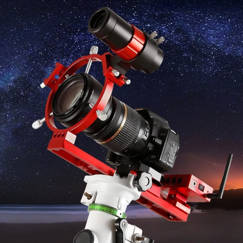 1 Set Red Multifunctional Camera Photography Stand Combination Astronomical Telescope Equatorial Instrument Guide Star