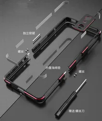 Bumper Phone Case For POCO F4 GT Redmi K50 Gaming Edition Metal Aluminum Frame for POCO F4 GT 5G Case Metal Lens Protective Film