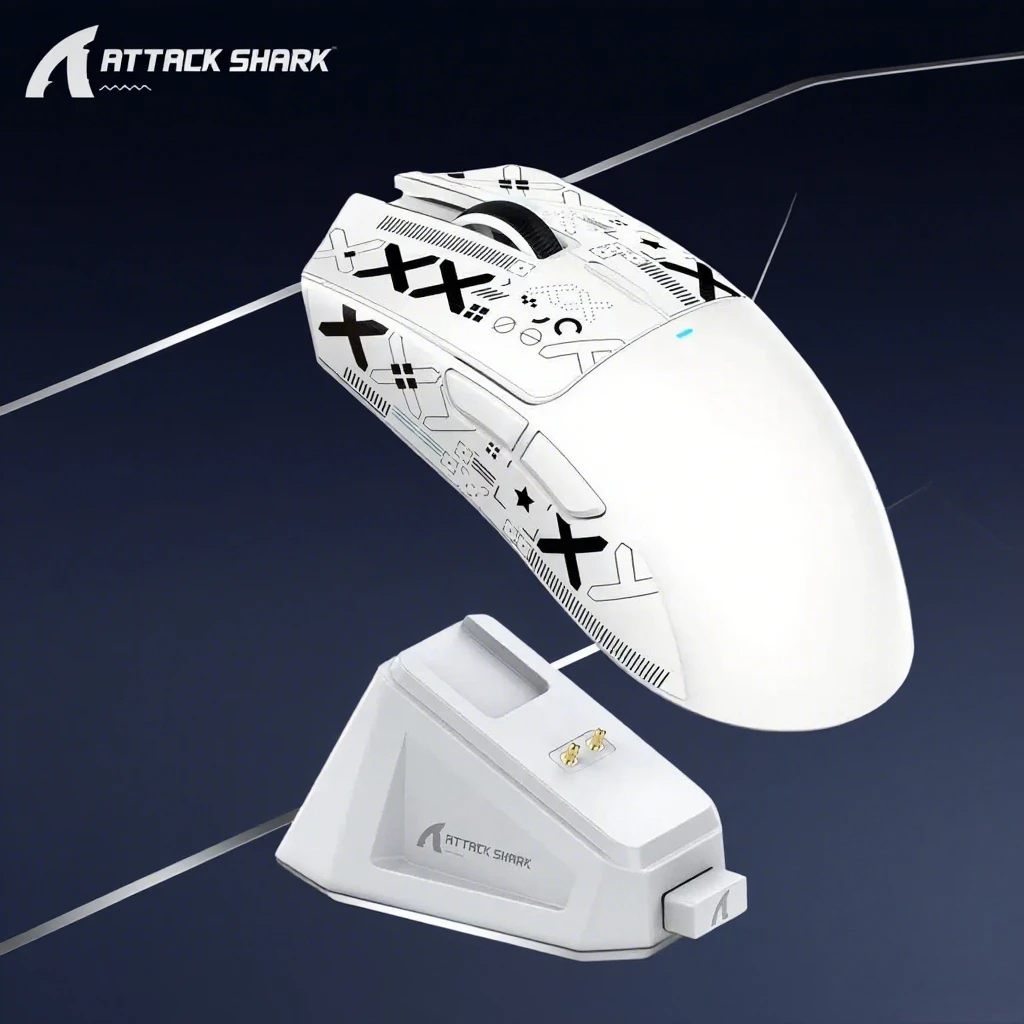 

Беспроводная мышь ATTACK SHARK X11 — трехрежимная 2,4G/проводная/BT, PAW3311, сверхлегкая, магнитная зарядная док-станция, для игр/офиса