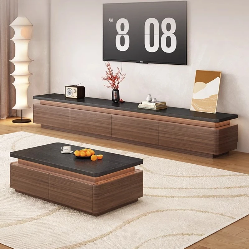 

Retro Medieval Mueble Standing TV Cabinet Luxury Design Living Room Apartments High-end Modern Simple Small Home Furniture