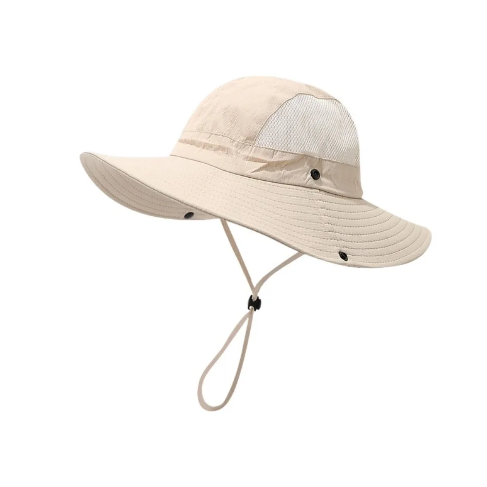 

Casual Nylon Men Fisherman's Hat Quick-dry UV Protection Hiking Cap Waterproof Sunshade Folding Bucket Hat Sports