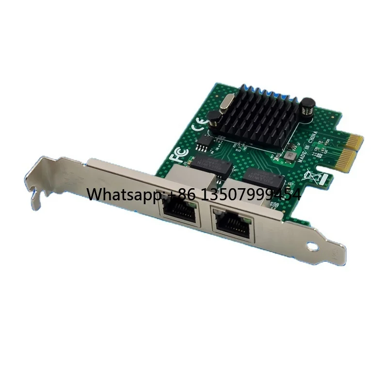 

Internal PCI Express X1 BCM5718 Dual Port/RJ45 Gigabit LAN Server Network Card for Desktops-Stock