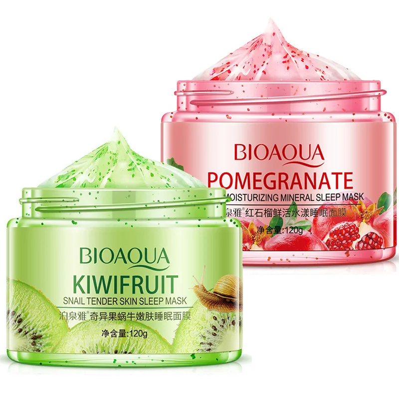 

BIOAQUA Fresh Fruits Sleeping Facial Masks skincare Moisturizing Nourishing Firming Face Mask No-wash Masks Skin Care