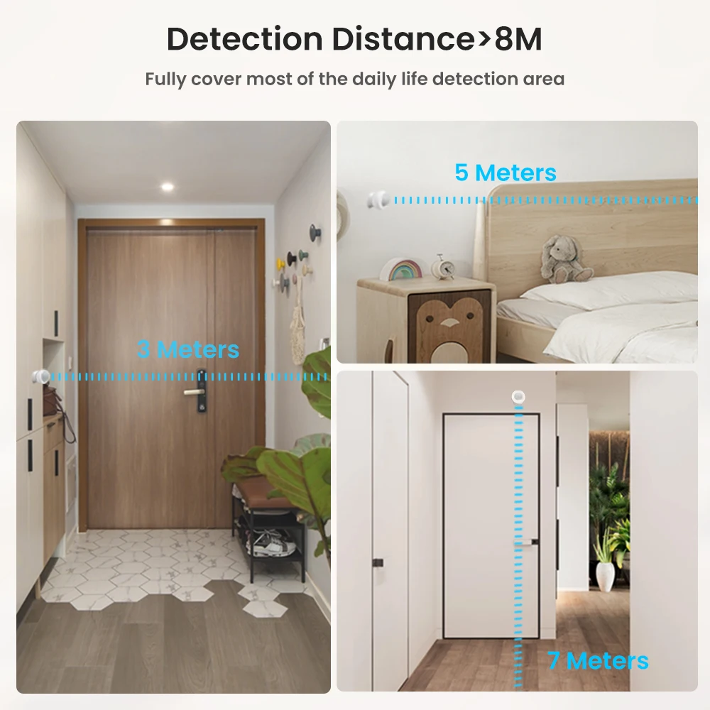 AVATTO Tuya ZigBee Smart Motion Sensor Mini PIR Motion Sensor Body Infrared Detector Smart Life Control Work With Zigbee Gateway