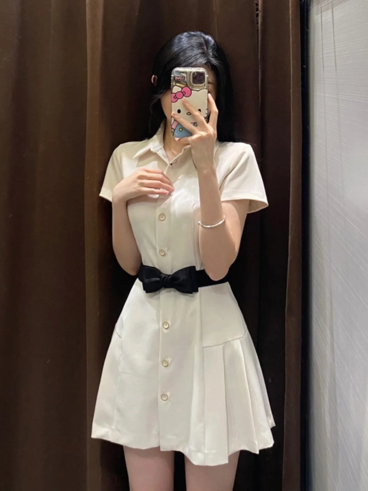 エレホワイト イルト ドクタースカート スレ プリーツ ドクタースカート レディース サマー ファッショナブル スリムフィット オルト スヴェ イルト スカート ドクタースカート