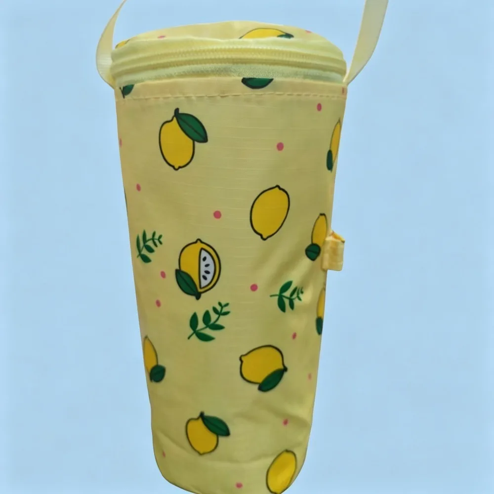 Portable Milk Tea Tote Bag Heat Preservation Bag Carrying Insulated Cup Cover Umbrella Bag Handbag Camping Drinkware Accessories
