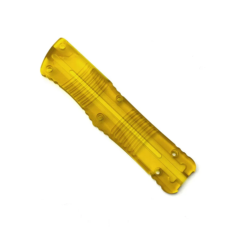 1 Piece Clear Acrylic Handle Scales for Microtech Combat Troodon – Precision-Fit, DIY Upgrade Parts