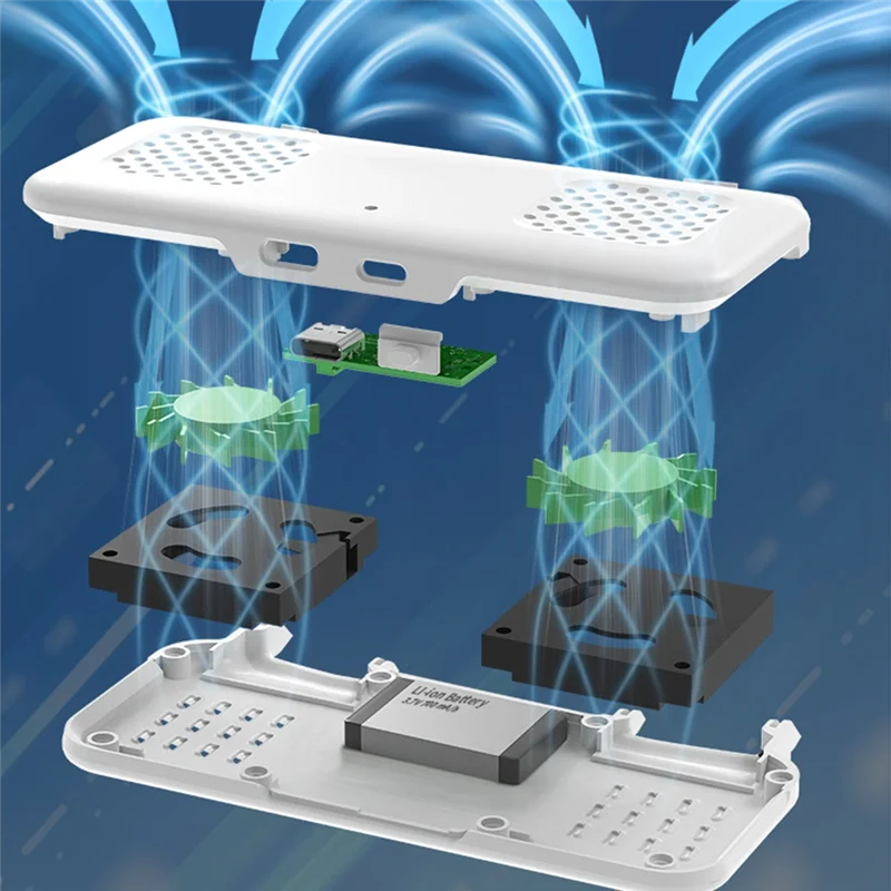 

Oculus Quest 3 Cooling Fan Quest 3 Fan Mask Relieve Lens Fogging And Heating Wide Anti-Sweat Cooling Breathable And Comfortable